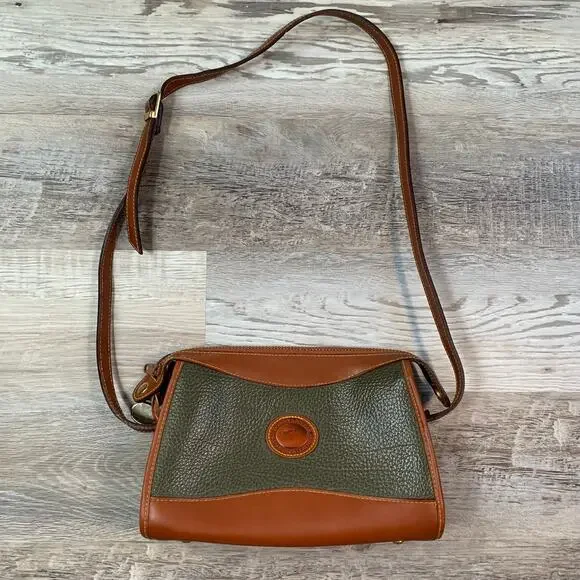 Vintage Dooney & Bourke All-Weather Leather Crossbody Bag - Picture 1 of 8